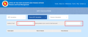 GPF Calculation BD