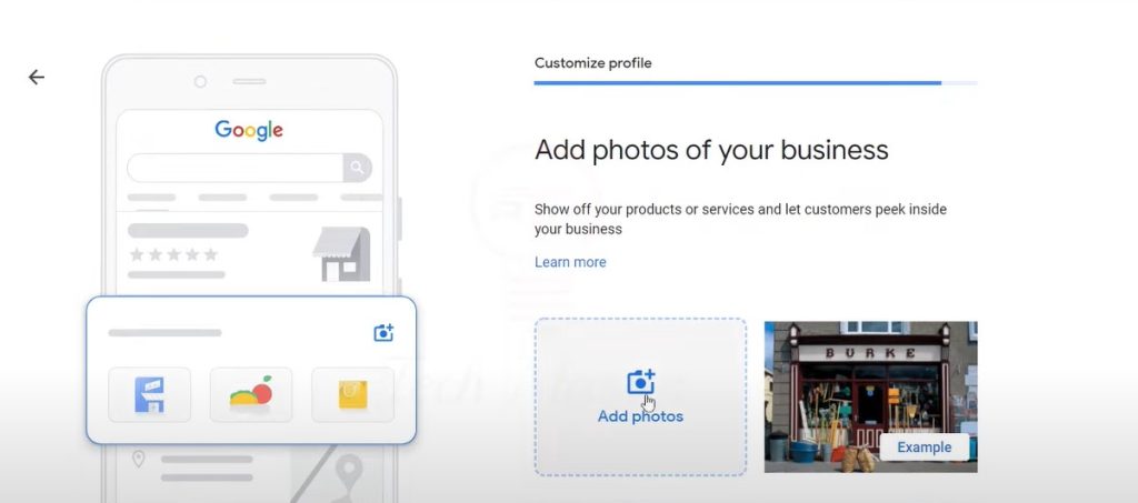 Create Google Business Account and set up