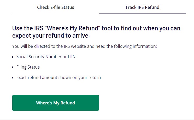 IRS Refund Tracker