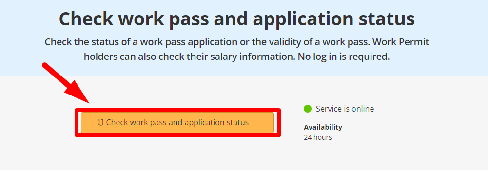 S Pass Application Status Check