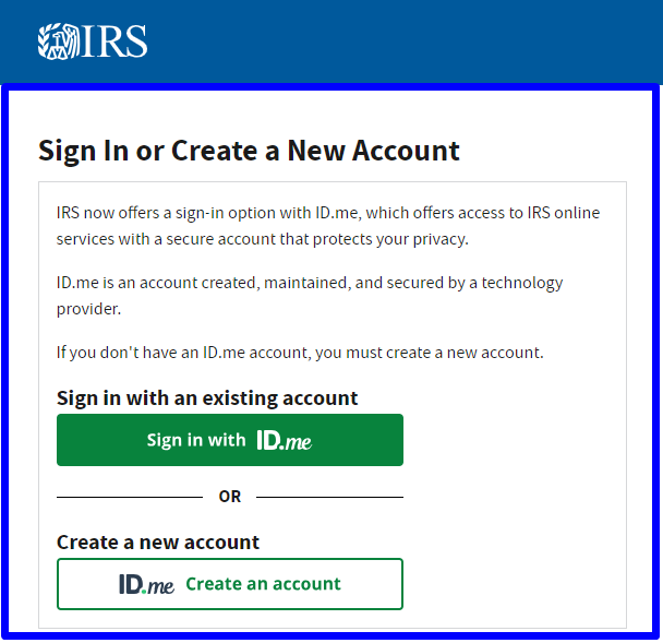 Tax Login USA IRS Gov Account Login Full Process