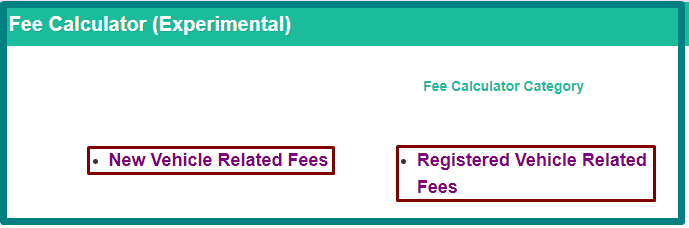 BRTA Tax Token Fee Calculator BRTA Tax Token Renewal Fee