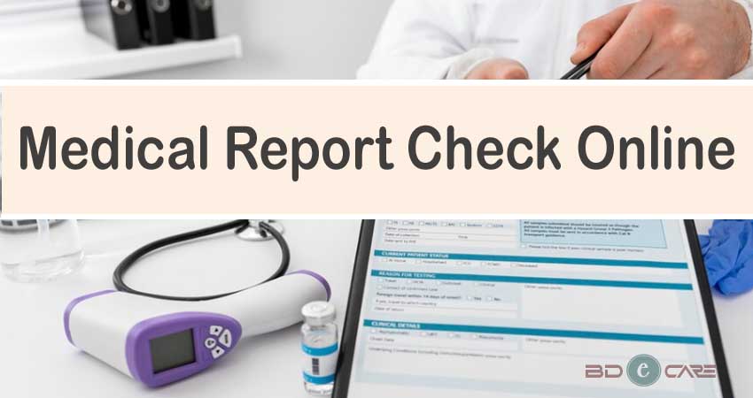 Medical Report Check Online: GCC Medical Report Check