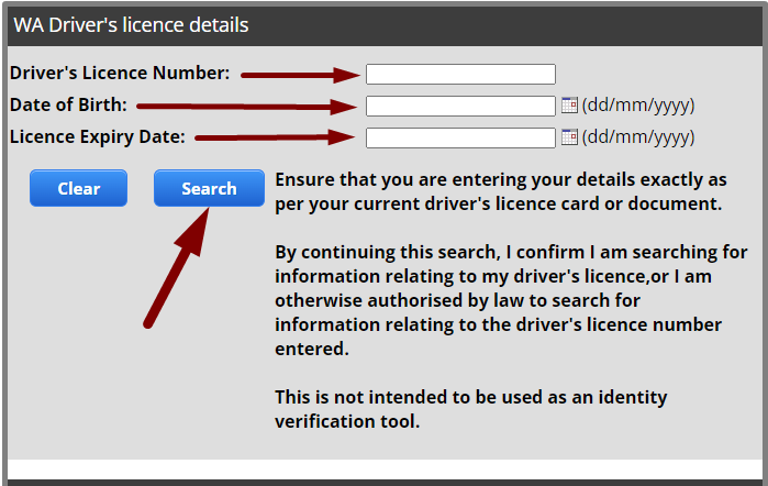 Driving License Check Online Australia